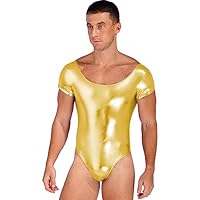 ゴールドカラー2点！光沢金ハイレグレオタード 金ラメ柄 メッシュ薄生地コスプレ 41gO9PQbQWL._SS200_.jpg