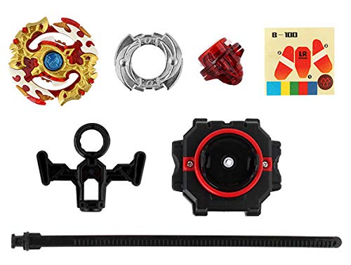 Bey Burst Evolution Battling Tops High Performance Starter Set with Launcher Grip Battle Set (2 Sets) Packed in Storage Case