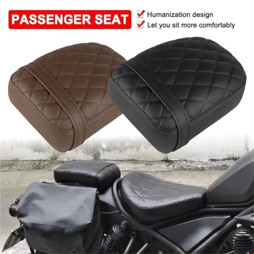 Funda de asiento doble para Rebel CMX1100 en cuero sintético negro 2