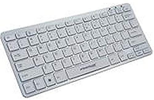 Primux K100W - Teclado Delgado, Color Blanco