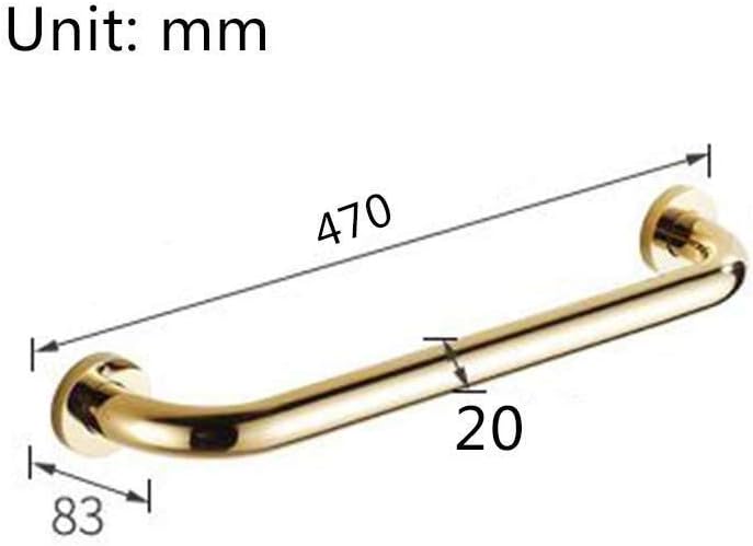 HTLLT Practical Handrail Sturdy Non Slip Support Handicap Grab Bar, Barrier-Free Bathroom Gold Antique Black Ancient Bathtub Bathroom Toilet Non-Slip Grab Bar Bathroom Safety Anti-Static Anti- Grab B : Health & Household