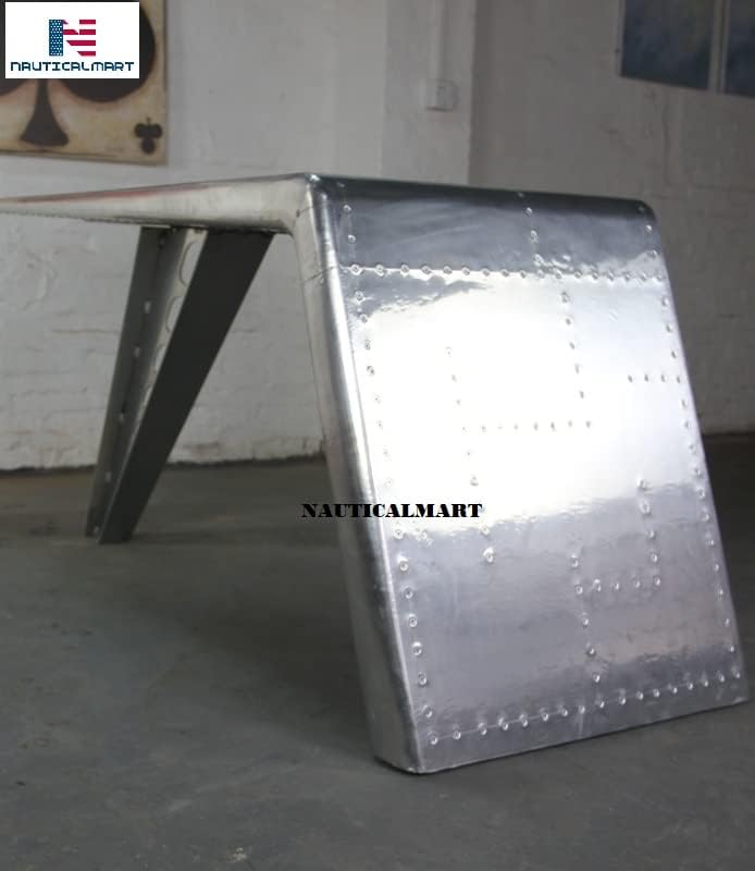 Nautical-Mart Marauder Aviator Wing Office Desk Coffee Table