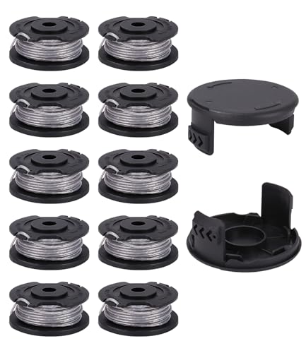 10 Stück Bosch Rasentrimmer Spule, Ø1,6 mm-m Länge Ersatzspule Kompatibel mit Bosch Geeignet für Akku Rasentrimmer EasyGrassCut + 2 Stück alternativer Deckel,F016800569/F016800385 Fadenspule 10 Stück Bosch Rasentrimmer Spule, Ø1,6 mm-m Länge Ersatzspule Kompatibel mit Bosch Geeignet für Akku Rasentrimmer EasyGrassCut + 2 Stück alternativer Deckel,F016800569/F016800385 Fadenspule