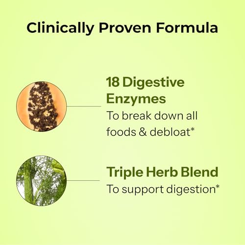 HUM Flatter Me Digestive Enzymes for Women & Men, Digestive Health Bloating Supplement with Ginger & Peppermint Leaf, Fast Acting Anti Bloat Pills Multi Enzyme for Debloating, Vegan, 60 Capsules - Image 6