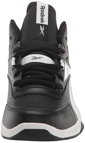 Reebok Boy's More Buckets Basketball Shoe, Black/White, 3.5 Little Kid #TOP1
