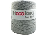 Hoooked Zpagetti - Hilo de algodón para camiseta (120 m, 700 g), color gris