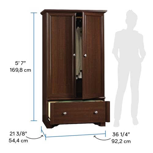 Image of Sauder Palladia Armoire, Select Cherry finish