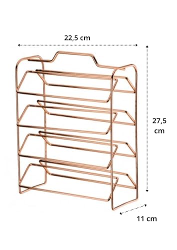 Organizador porta Cápsulas de Café - Compatível com Dolce Gusto - Rosé Gold Future 1145RG
