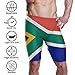 Dallonan Jmmers Swimsuit Men South African Flag Beach Swimming Trunks Medium