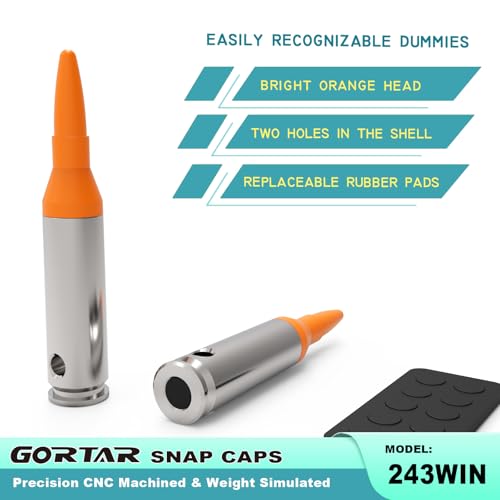 Image of Snap Caps Training Dummy Rounds Practice Safe Loading Firing Close to Real Weight