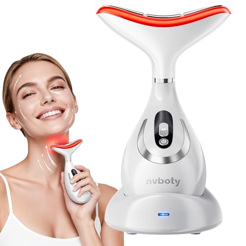 VTAZIY 4-in-1 Face Massager, 9-Color LED Red Light Therapy
