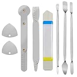 【Ultra-fin et précis, accès facile aux interstices】 Le levier principal est fabriqué en acier ultra-fin de 0,1 mm découpé au laser. Sa forme incurvée lui permet d'accéder facilement aux interstices les plus étroits, évitant ainsi d'endommager le boîtier extérieur et les composants internes, pour un démontage sans rayures.