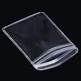 60枚入 ジュエリー袋 pvcパッキング ビニール 変色防止 クリア ミニ ジッパー付き袋 密封 包装袋 抗酸化 チャック付き (7x10cm60枚入)