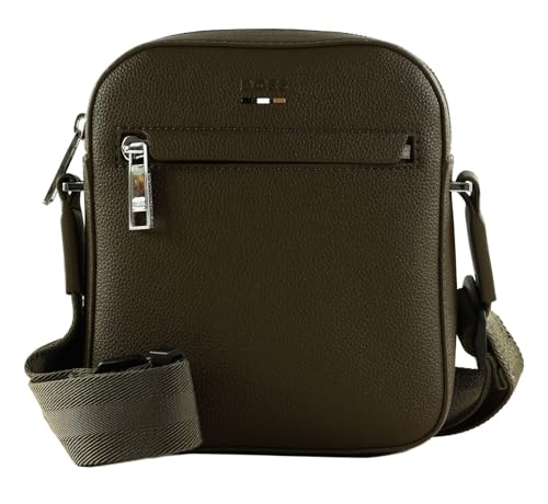 BOSS Ray_NS Zip N, Sac bandoulière avec Fermeture éclair Hommes, Open Green
