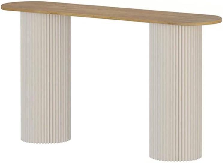 Portable Display Table with Foldable Support, Retail Shelves for Craft Shows and Entryway Organization