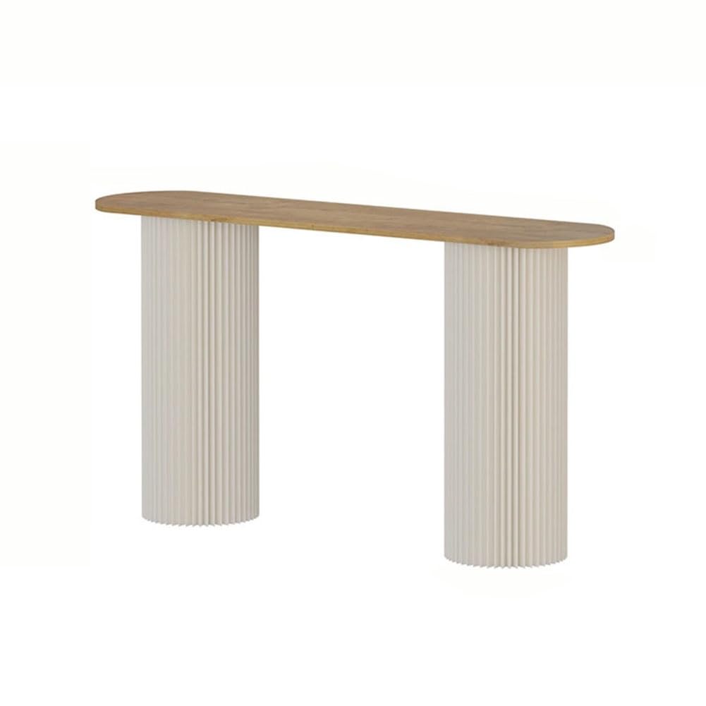 Tragbarer Messetisch und Einzelhandel, Holzplatte mit faltbaren Stützsäulen, Schuh- und Handtaschen-Ausstellungsständer, Bastel- und Showregal, Eingangstisch (A, 120 x 30 x 60 cm)