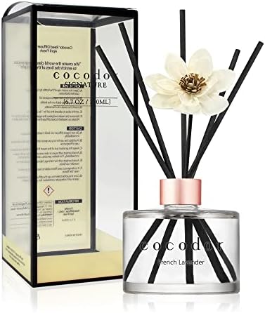 COCODOR Lavender Reed Diffuser/Garden Lavender / 6.7oz(200ml) / 1 Pack/Home Decor & Office Decor, Fragrance and Gifts 14