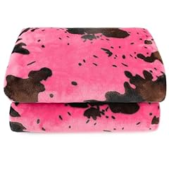Pink Back Cow Blanket