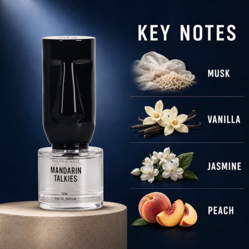 Image of Mandarin Talkies EDP 50ml | Long Lasting Citrus & Floral Perfume for Women | 20% Concentrate Luxury Fragrance | Daily Wear Gift