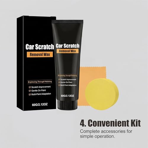 Effaceur de rayures pour voitures kit complet 60g avec éponge de polissage incluse
