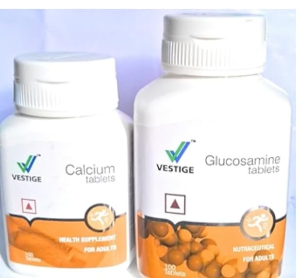 VES-TIGE CALCIUM (100 TABLETS) + GLUCOSAMINE (100 TABLETS) SUPPORT JOINT PAIN RELIEF (B0DDPGN69X) Amazon Price History, Amazon Price Tracker