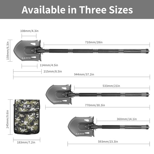 HX OUTDOORS Survival Tactical Shovel - Image 2