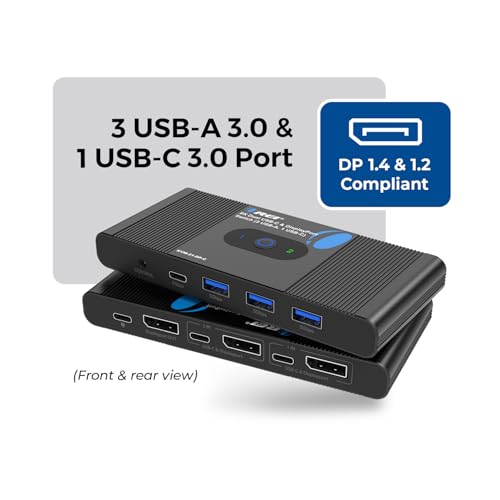OREI 8K KVM Switch – DisplayPort Switch 2 in 1 Out, USB-C for 2 Computers by OREI - Used condition - Image 2
