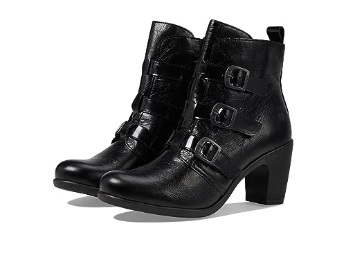 Fly London Klea012fly bottine cuir noir aux finitions soignées