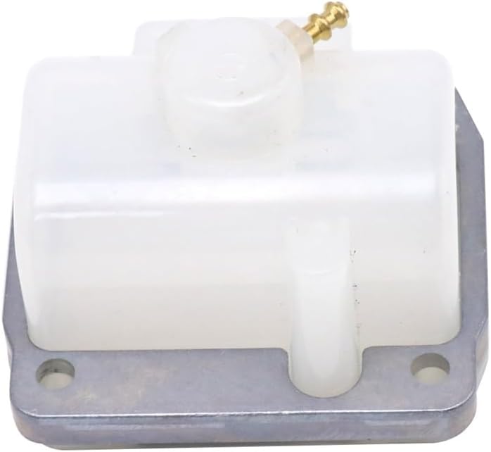 Replace Motorcycle Carburetor Transparent Bottom Float Bowl Cap Fit for(Milky White)