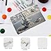 RLDOBOFE Aircraft Carrier Coin Purse Small Cash Coin Purse Pouch Mini Canvas Change Purse with Zipper Cute Coin Pouch Fashion Coin Wallet Slim Cash Change Wallet for Cards Keys Lipsticks