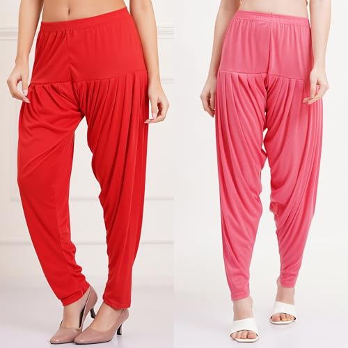 Image of Buy That Trendz Patiala Salwar for Women Relaxed Fit Viscose Patiyala Salwar Harem Bottom Pants