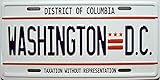 Washington D.C. License Plate Novelty Fridge Magnet