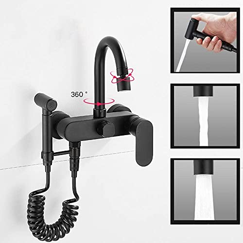 Grifo mezclador cocina de pared para reformas funcionales y fregaderos amplios 3