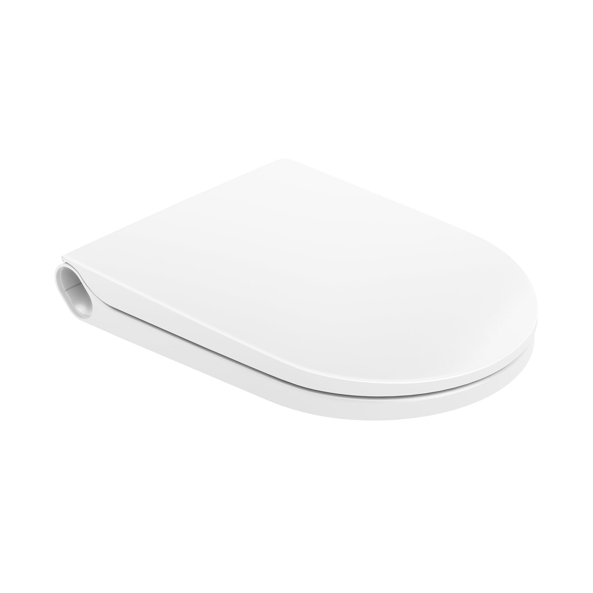 LAUFEN Cleanet Riva WC-Sitz, mit Deckel, mit Absenkautomatik, ohne Controller, ohne seitlicher Abdeckung, 490x380mm, H8916910000001, Farbe: Weiß