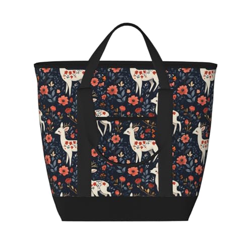 Sac d'épicerie isotherme réutilisable et grand sac de courses portable