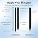 Uogic Slim Pen 2 for Surface, with 4096 Pressure, Erase & Right-Click, Palm Rejection for Surface Pro (4th/5th/6th/7th/7+/8th/9th/10th Gen), Surface Duo (1st/2nd Gen), Surface Book (1st/2nd/3rd Gen)