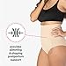 UpSpring C-Panty C-Section Recovery Underwear with Silicone Panel for Incision Care, Tummy Control Panties High Waist Postpartum Underwear for Womens, Nude L/XL
