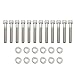 SBF Intake Manifold Bolts Kit - Stainless Steel Replacement Fit for Ford 289 302 5.0L 351W Small Block Engines - Durable & Easy Install
