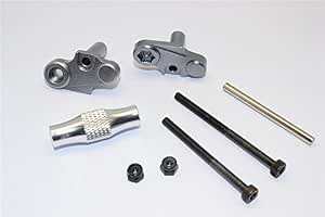 Kyosho NSR500 Upgrade Parts GPM Kyosho Motorcycle NSR500 Upgrade Parts Aluminium Motor Mount - 1Pc Set Gray Silver Kyosho Motorcycle Upgrade Part