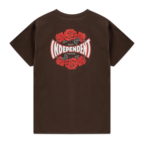 INDEPENDENT Truck Company Rose Span S/S Heavyweight T-Shirt Dk Chocolate XL Mens2