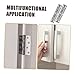 Mikikit 6pcs Cabinet Hardware Stainless Steel Hinges Continuous Pivot Movement for Piano Hinges Industrial Grade