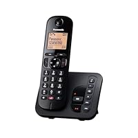 Panasonic KX-TGC260 Digital Cordless Phone: 18-min answering machine, dedicated call block button, an easy-to-read dot-matrix display and a hands-free speakerphone