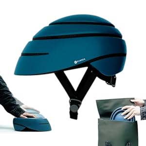 Closca - Opvouwbare fietshelm voor volwassenen (-helmlus). Helm voor fietsen, e-scooters en e-scooters voor heren en dames (uniseks) Gepatenteerd ontwerp