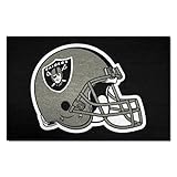 FANMATS 5937 Las Vegas Raiders Startermatte Akzent Teppich – 48,3 cm x 76,2 cm | Sportfächer Heimdekoration Teppich und Heckklappe Matte – Raiders Helm Logo