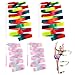 Nextpal Dance Ribbons Set, Sparkling and Rainbow Gymnastics Streamers for Rhythmic Baton Twirling and Artistic Dancing, 2-Meter Glitter and 4-Meter Gradient Ribbons for Performances
