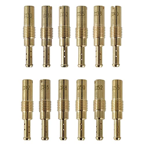 labwork 12pcs 30 31 32 35 38 40 42 45 48 50 52 55 Slow/Pilot Jet Replacement for OKO CVK