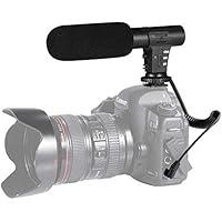 Micrófono de cámara, condensador de audio, grabación de video,