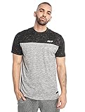 Männer T-Shirt im Farbblock-Design mit abgehobenem Schulterbereich und Ärmeln