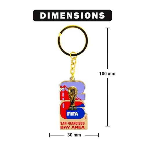 Image of 2026 FIFA World Cup Keychain - Officially Licensed, Collectible Gift for Fans, Durable Metal Ring for Keys, Backpacks