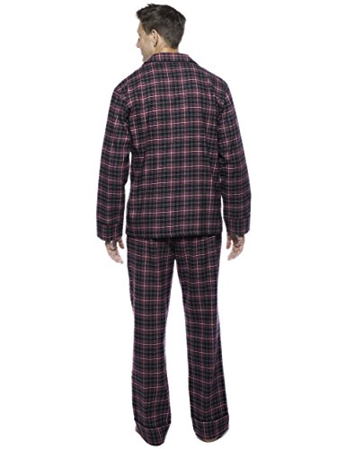 Noble Mount Mens Pajama Set - 100% Cotton Flannel Pajamas Set2